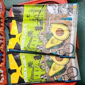 NWT 2 Trader Joe's Reusable Bags, Los Angeles California/ Southern Calif…